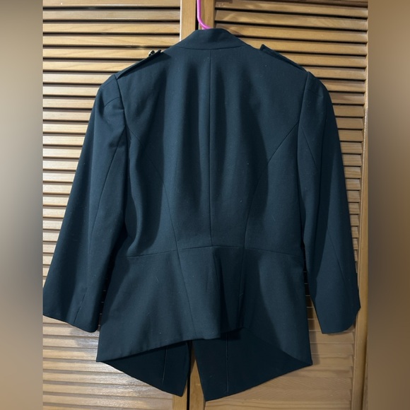 Calvin Klein 3/4 sleeve blazer in Black - Picture 2 of 6
